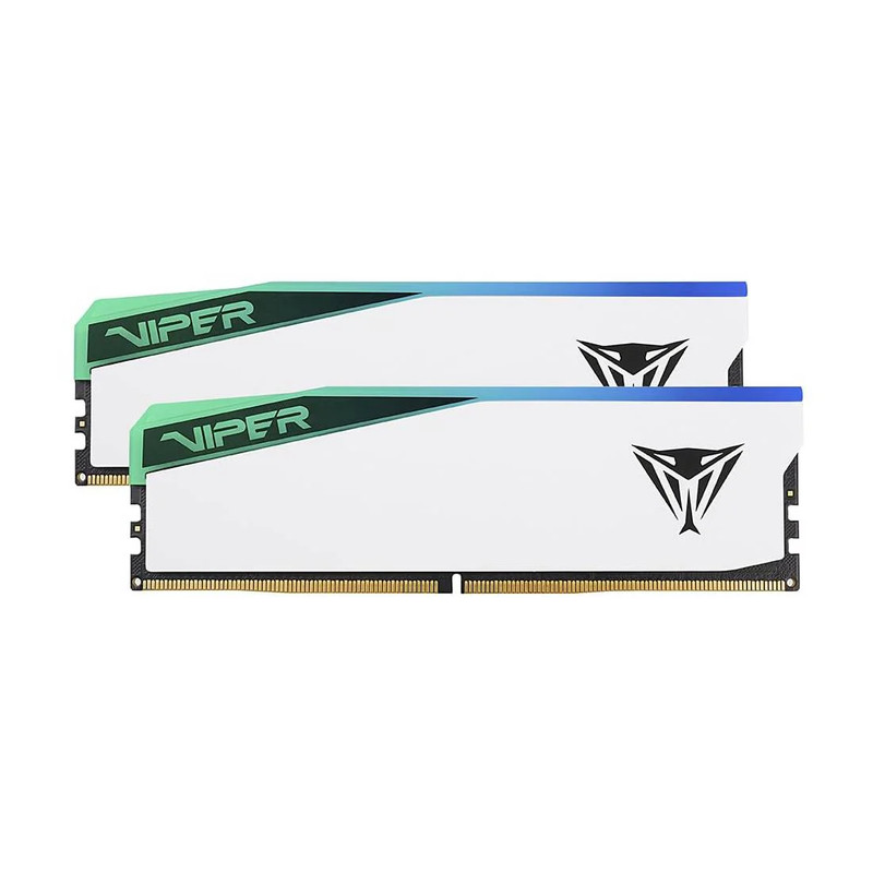 Patriot Viper Elite 5 RGB 32GB (2x16GB) CL32 7000Mhz DDR5 Memory Kit - White - الذاكرة العشوائية